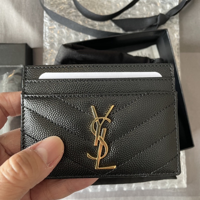 ของแท้100 ราคาถูกที่สุด Ysl card holder nalinbrands ThaiPick