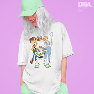 พร้อมส่ง!! เสื้อยืด Oversize คอกลมแขนสั้น ดีเทลลายทอยสตอรี่ Toy Story