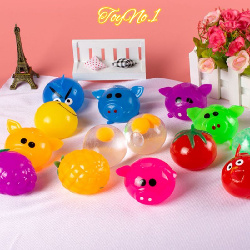 ToyNo.1🧸 พร้อมส่ง🧸 "Egg1" ของเล่นบีบคลายเครียด​ มีลายหลากหลาย