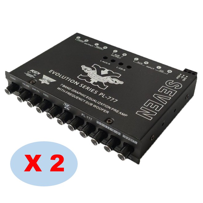 ปรี 7 แบรนด์ platinumX PL-777 2ชิ้น