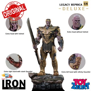 พร้อมส่ง+โค๊ด Thanos: Avengers Endgame Legacy Replica 1/4 Scale (Deluxe) By Iron Studios (ลิขสิทธิ์แท้)