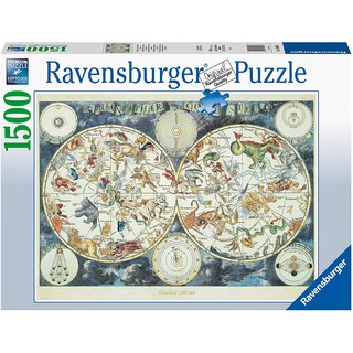 จิ๊กซอว์ Ravensburger - World map of fantastic beasts  1500 piece  (ของแท้  มีสินค้าพร้อมส่ง)