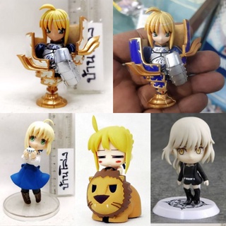 (แท้/มือ1) Banpresto Ichiban Kuji Fate/Grand Order Chibi Kyun Chara,Fate/Stay night Saber Riding a Lion Secret​ เซเบอร์