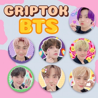 🔆 Griptok BTS Butter 🔆  กริปต้อกติดมือถือ ช่วยเป็นที่จับ ที่ตั้งเวลาดูหนัง สามารถช่วยเก็บสายหูฟังได้