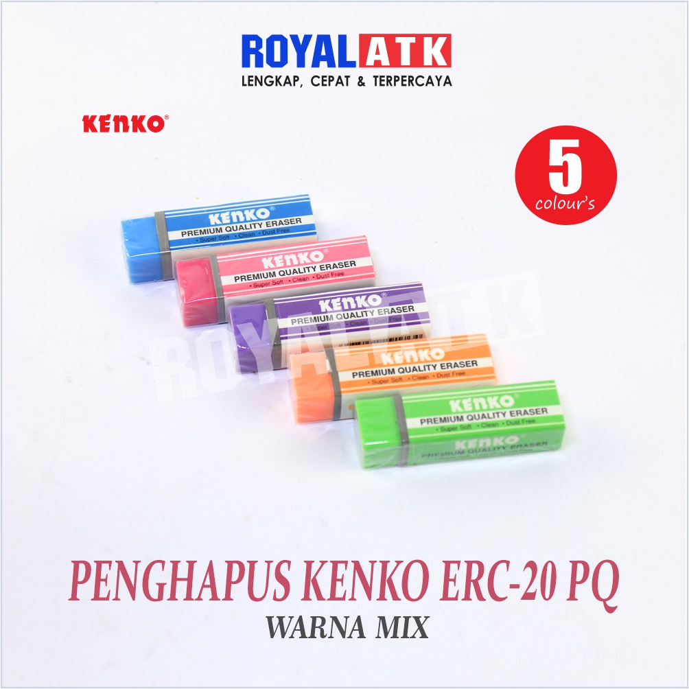 ยางลบ Kenko ERC-20PQ คละสี