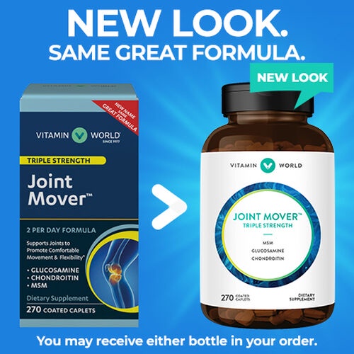 Vitamin World Joint Mover Triple Strength 270 Coated Caplets มีครบทั้ง