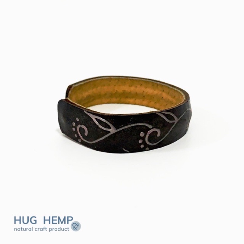 กำไลข้อมือแฮนด์เมด กำไลหนังวินเทจ handmade
