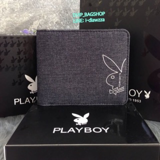 Playboy Denim  Leather Wallet  แท้💯%