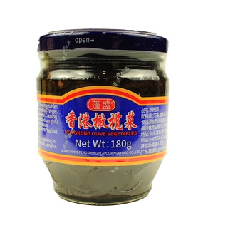 กาน่าฉ่ายฮ่องกง Pengsheng Hong Kong Olive Vegetable 蓬盛 香港橄榄菜 180g( 准备发货 ready to ship พร้อมส่ง)