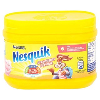 Nesquik Strawberry Drink Powder เนสท์เล่ เนสควิก เครื่องดื่มสตอเบอรี่ผงปรุงสำเร็จ 300g.