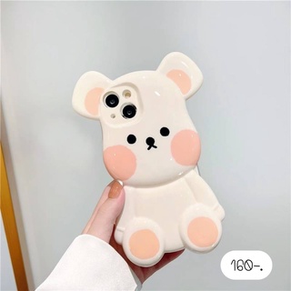 [ พร้อมส่ง ] เคสโทรศัพท์ เคสการ์ตูน เคสกันกระแทก 🐻‍❄️ ตัวหมีขาวทั้งตัว