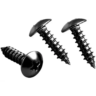 1pcs สกรูลําโพง น็อตยึดสีดำ หัวร่ม ขนาด M3*12mm/M5*20mm ไม่ลื่นฟัน น็อตสกรู