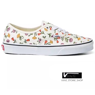 VANS AUTHENTIC POPPY FLORAL CREAM SNEAKERS สินค้ามีประกันแท้