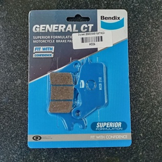 ผ้าเบรคหน้า BENDIX (MD26) WAVE110-i,CZ-i,WAVE125-i (ปี12-18) AT110I [รหัส MD26]