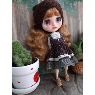 ตุ๊กตาบลายธ์customน่ารัก#blythe#บลายธ์แต่งหน้าใหม่น่ารักๆหลับตาได้ด้วยสีผมสีสวยมี1เดียวรีบด่วนเดี๋ยวหมดนะคะ