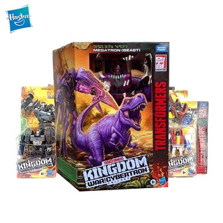 Hasbro ของเล่นฟิกเกอร์ Transformers Kingdom Series Tyrannosaurus Rex Optimus Prime V-Class Hurricane Gorilla Captain Spider 3C