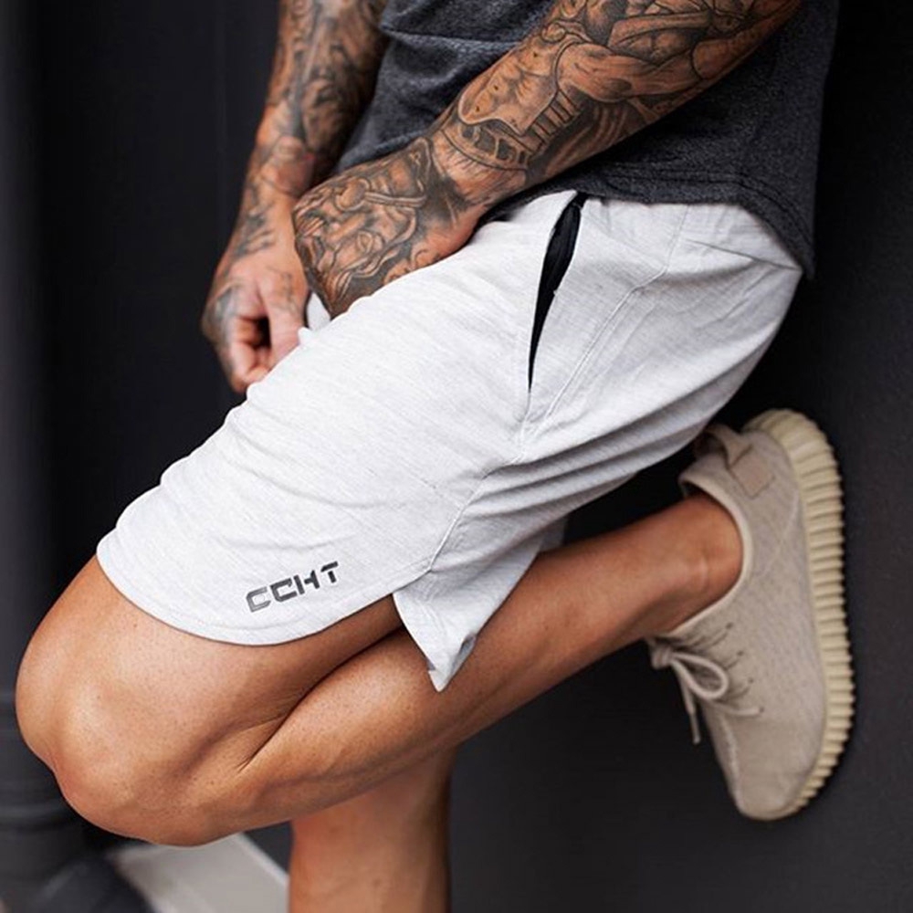 Echt Men 's Sport Casual Cotton Shorts Loose Jogging Fitness Shorts