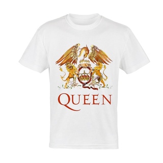 เสื้อยืดลำลองNbf3f23r97r เสื้อยืด ผ้าฝ้าย พิมพ์ลาย Queen Freddie Freddie Queen สีขาว สําหรับผู้ชาย ER66WR11597 SD23WQ117