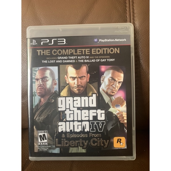 แผ่นแท้ PS3 GTA IV & liberty city