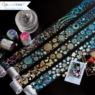 Flowertree 1 ม้วน INS เทปกาว Dreamer Washi สําหรับติดตกแต่งสมุดไดอารี่