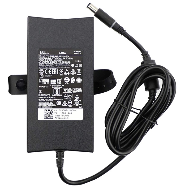 130W 19.5V 6.7A 7.4 มม.* 5.0 มม.Slim AC แล็ปท็อปอะแดปเตอร์สําหรับ Dell Notebook PA-4E DA130PE1-00, J