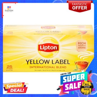 ลิปตันชา 2ก.x25ซองLIPTON YELLOW LABLE TEA 25 SACHETS