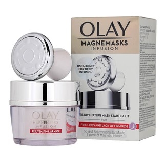 Olay Magnemasks Rejuvenating Mask Starter Kit 50g, โอเลย์ แมกนีมาส์ก อินฟิวชัน รีจูวีเนติ้ง มาส์ก สตาร์ทเตอร์ คิท