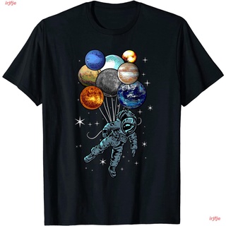 irjfje 2021 Astronaut Space Spaceman Moon Mars Planets Perfect Gift Idea T-Shirt ดพิมพ์ลาย เสื้อยืดผ้าฝ้าย คอกลม cotton