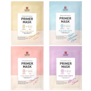 Leaders primer mask ของแท้100% พร้อมส่ง แผ่นมาส์กเตรียมผิวก่อนแต่งหน้า 5นาที