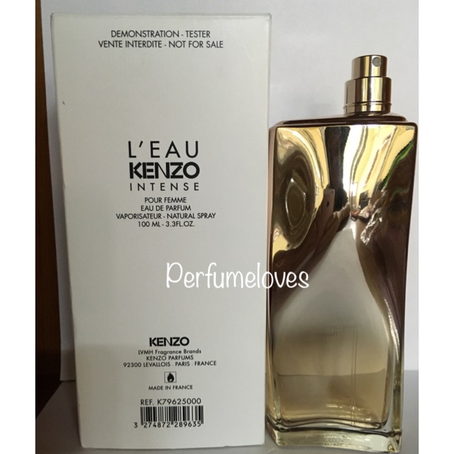 Kenzo l'eau intense pour femme edp 100ml กล่องเทสเตอร์