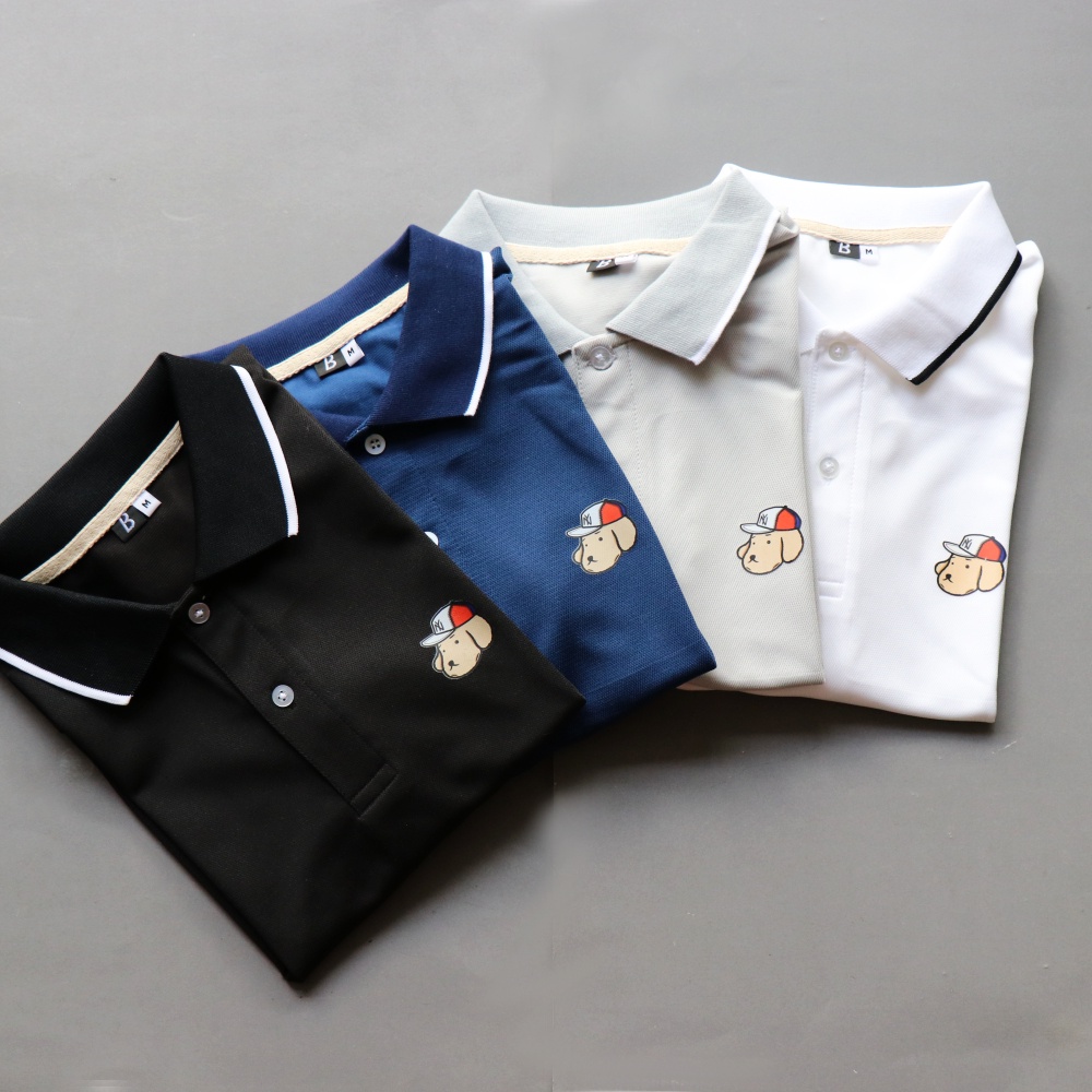 #เสื้อโปโล #งานสกรีน #อกซ้ายแขนปล่อย #งานดีมีคุณภาพ #เสื้อยืดแฟชั่น