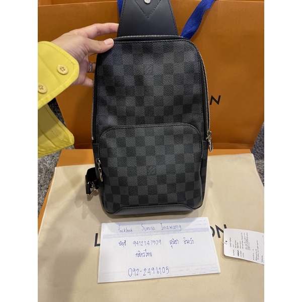 พร้อมส่งของแท้!!LV Louis Vuitton avenue sling bag ( N41719)กระเป๋าหลุยส์ คาดอก