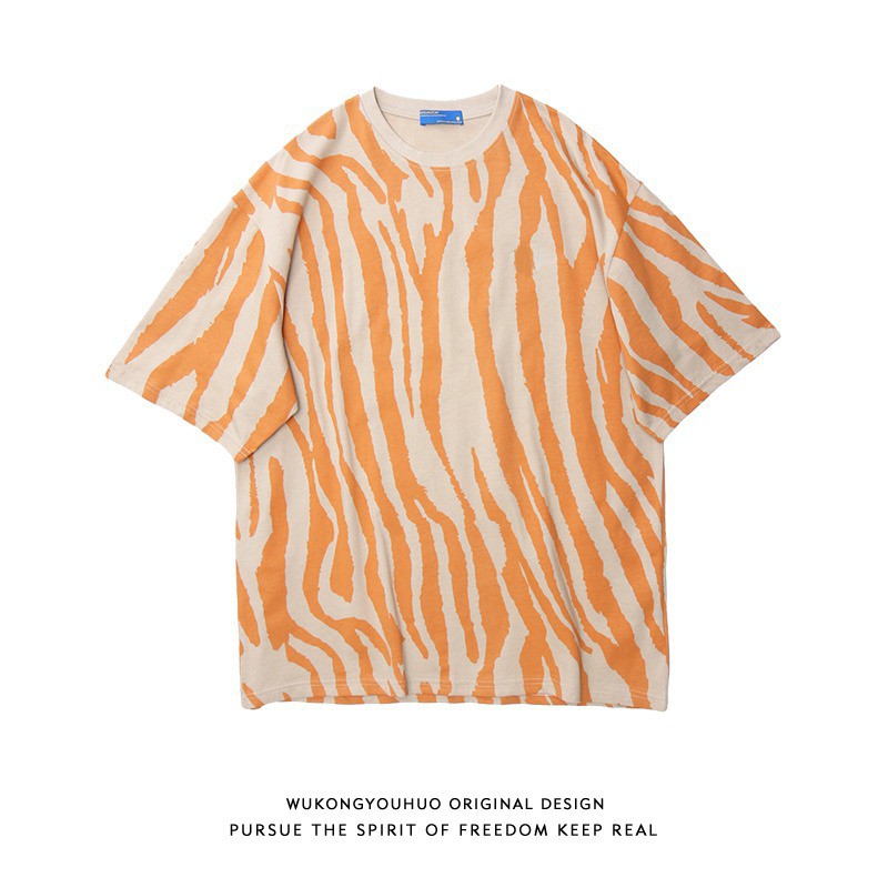 เสื้อยืดโอเวอร์ไซส์ Abstract Tiger NR