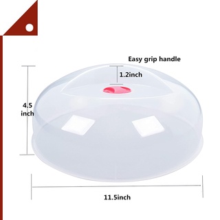 Layron : LYRAMZ001* ฝาครอบอาหารสำหรับไมโครเวฟ Microwave Plate Cover with Steam Vent, 11.5 Inch