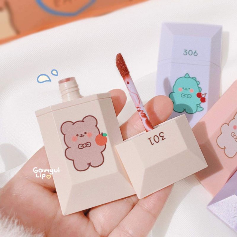ลิปสติก​ ลิปลูกพีช Dragon Ranee​ Lipstick​ 5 แท่ง 5 สี เนื้อแมท โทนนู้ด โทนตุ่นละมุนมาก เนื้อเกลี่ยง่าย สีติดทน กันน้ำ ราคา ถูกที่สุด ดีลบีเคเค แกลเลอรีภาพที่ 8