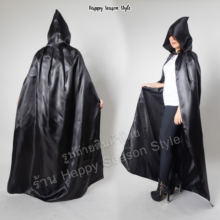 เสื้อคลุม💥พร้อมส่งทันที กทม.💥ผ้าคลุม ฮาโลวีน พ่อมด แม่มด แวมไพร์ halloween🏍️💨 ส่งไวจากไทย - รูปที่ 3