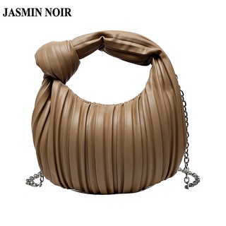 Jasmin Noir กระเป๋าสะพายไหล่ หนัง Pu ทรงโท้ท ขนาดเล็ก หรูหรา แฟชั่นฤดูหนาว สําหรับสตรี 2021