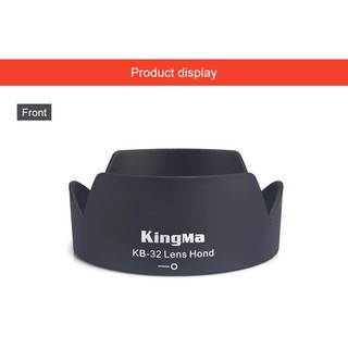 เลนส์ฮู้ด kingma lens hood สำหรับเลนส์กล้อง Nikon 18-140, 18-105mm Filter 67mm