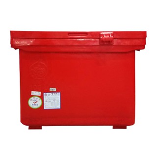 เคทีซี ตู้แช่ขาสูงบานพับหูจับ ขนาด 100 ลิตร สีแดง KTC High Top Cabinet with Hinge, 100 liter, Red