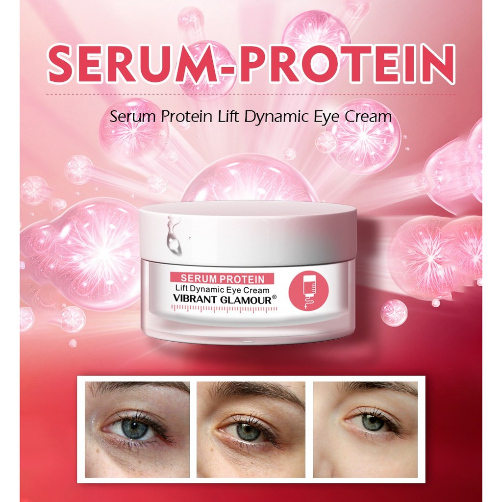 Vibrant Glamour Serum Protein Lifting and Firming Eye Cream  Lifting Firming SkinAnti-Aging ครีมบำรุงผิวรอบดวงตา อายครีม