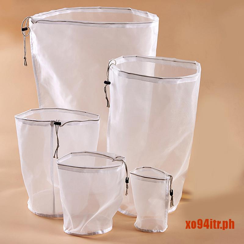 XoiTrFine Mesh Nylon Bag Cold Brew Coffee Filter น้ําผลไม้แบบใช้ซ้ําได้ Vegeta