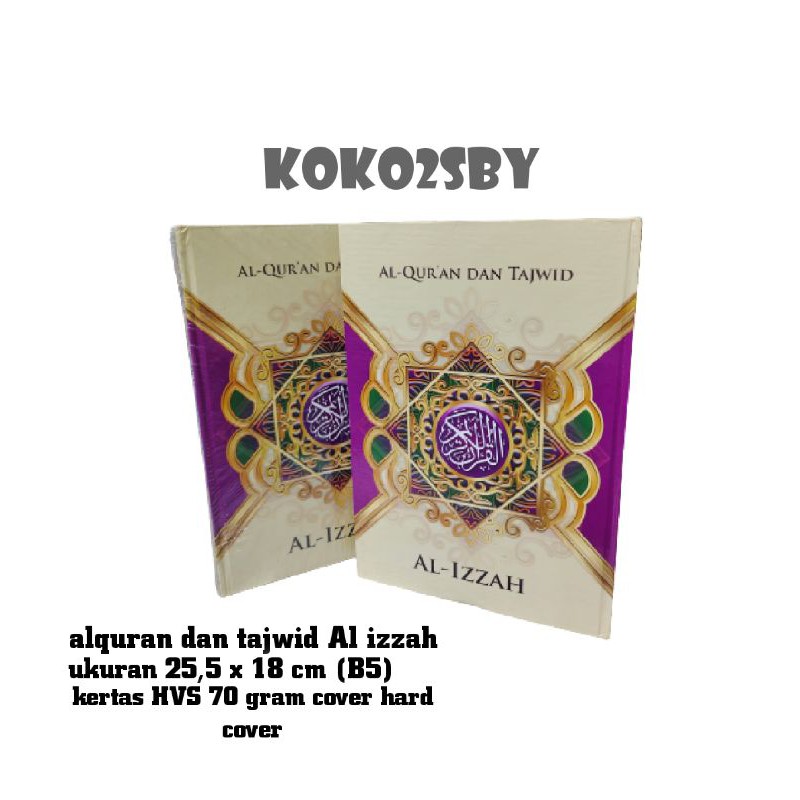 AL IZAH QURAN AND TAJWID SIZE B5