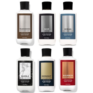 Bath &amp; Body Works แบบ Body Lotion กลิ่น Teakwood , Noir ,Ocean , Marble , Bourbon , Graphite , Ocean ใหม่แท้ 100% USA