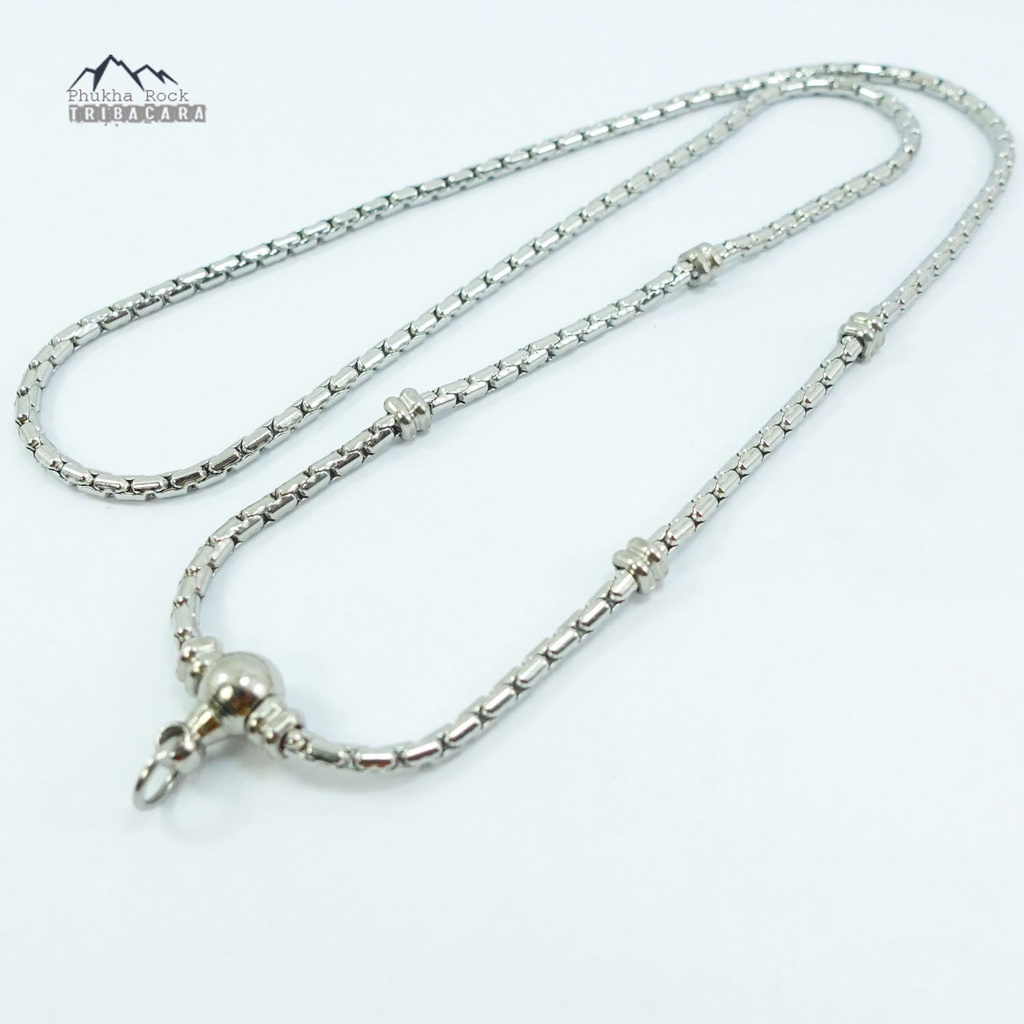 V16 สร้อยลายผ่าหวาย ข้อยาว 3 มม 26 นิ้ว แต่งสวยๆ สร้อยคอ ห้อยพระ สร้อยสแตนเลสแท้ stainless necklace