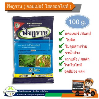 ฟังกูราน โอเอช (100 กรัม) สารคอปเปอร์ป้องกันกำจัดโรคพืชสูตรทนฝนคุณภาพสูง คอปเปอร์ ไฮดรอกไซด์