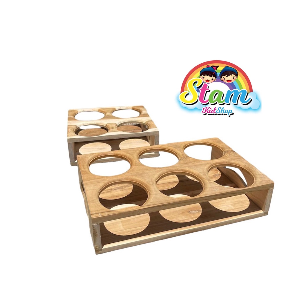 บล็อคใส่แก้ว หลุมใส่แก้ว 4 หลุม 6 หลุม - รูปที่ 4