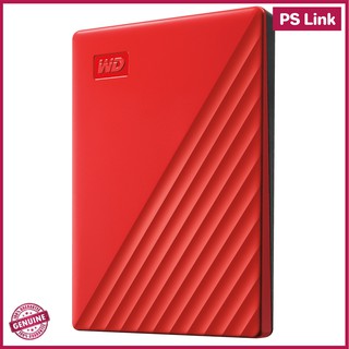 Western Digital WD My Passport 5TB, Red, USB 3.0 (ฮาร์ดดิสก์พกพา 2.5") (WDBPKJ0050BRD-WESN)