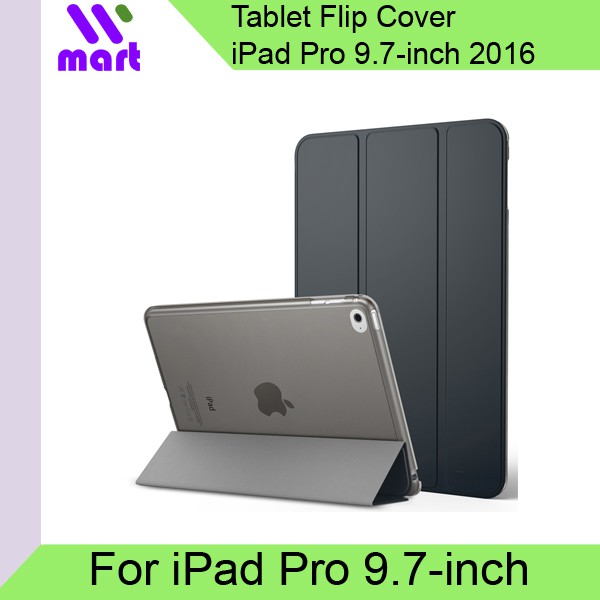 9.7-inch iPad Pro Flip Cover Translucent Frost Smart Case Compatible with iPad Pro 9.7 2016 Model