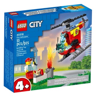 LEGO® City with the LEGO City Fire Helicopter 60318