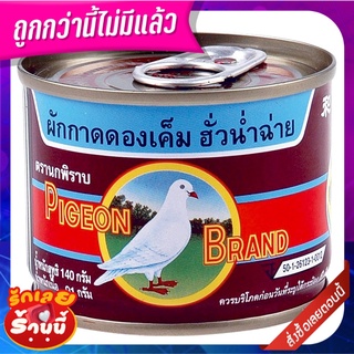 นกพิราบ ผักกาดดองเค็ม 140 กรัม x 6 กระป๋อง Pigeon Green Mustard Pickle 140g x 6 Cans